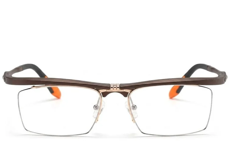 Rectangular Brown Ultem Glasses #BS2519-0005