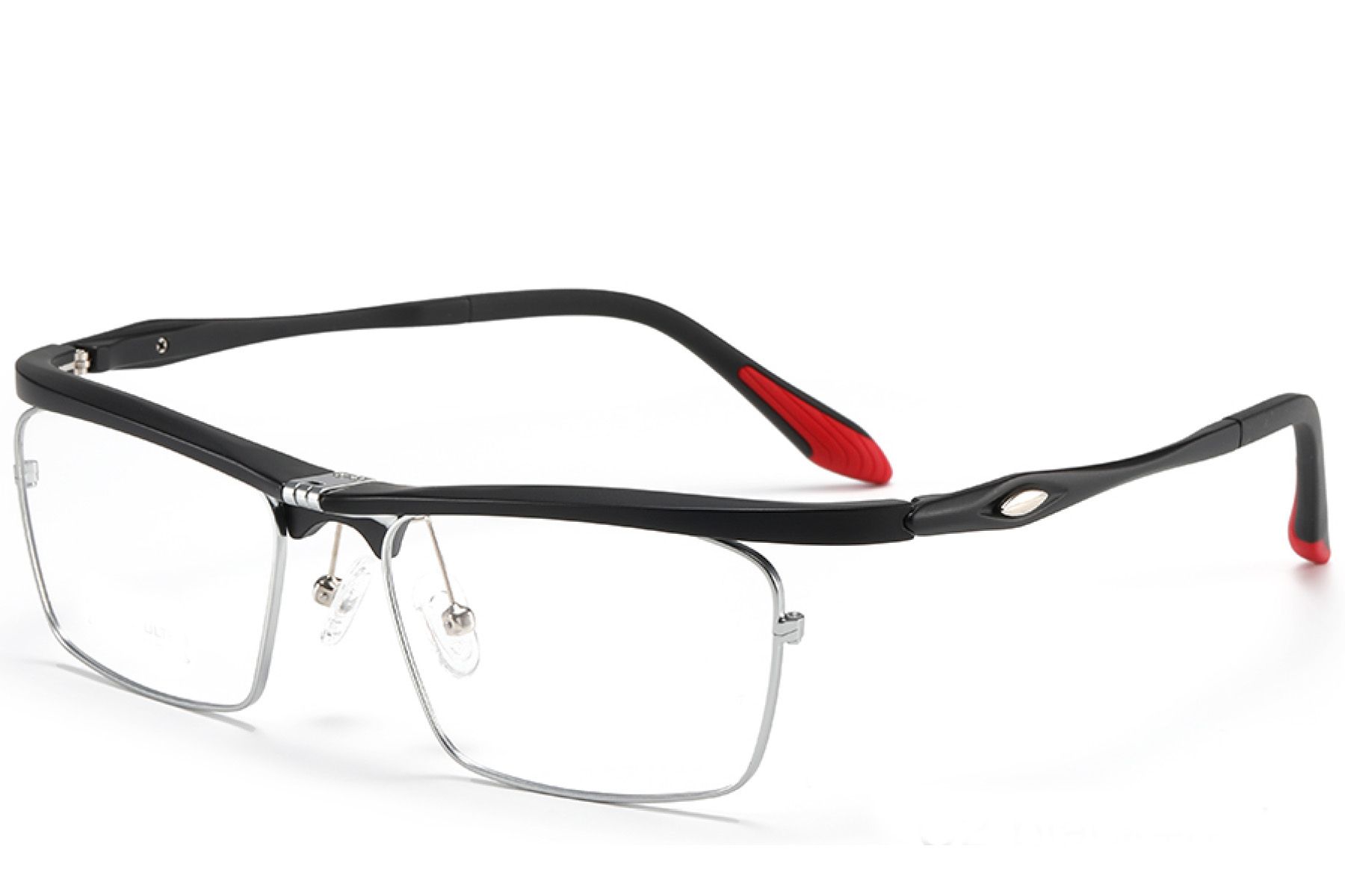 Rectangular Black Ultem Glasses #BS2519-0007