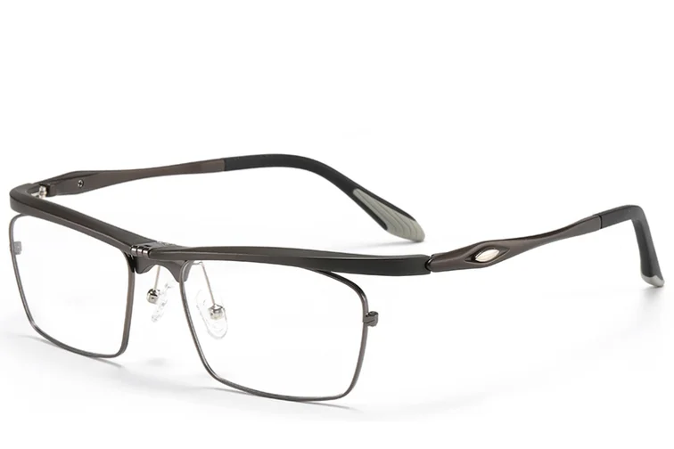 Rectangular Grey Ultem Glasses #BS2519-0008