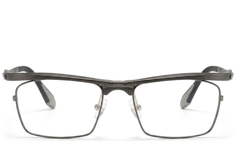 Rectangular Grey Ultem Glasses #BS2519-0008