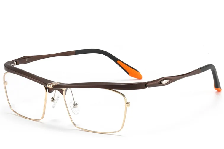 Rectangular Brown Ultem Glasses #BS2519-0010