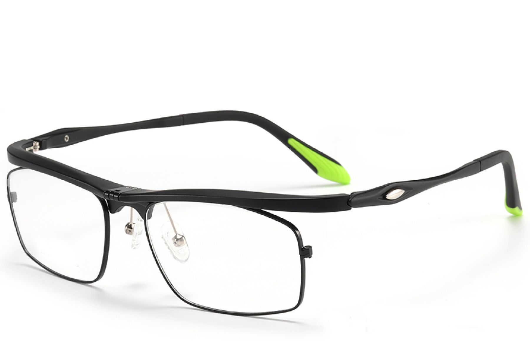 Rectangular Black Ultem Glasses #BS2519-0011