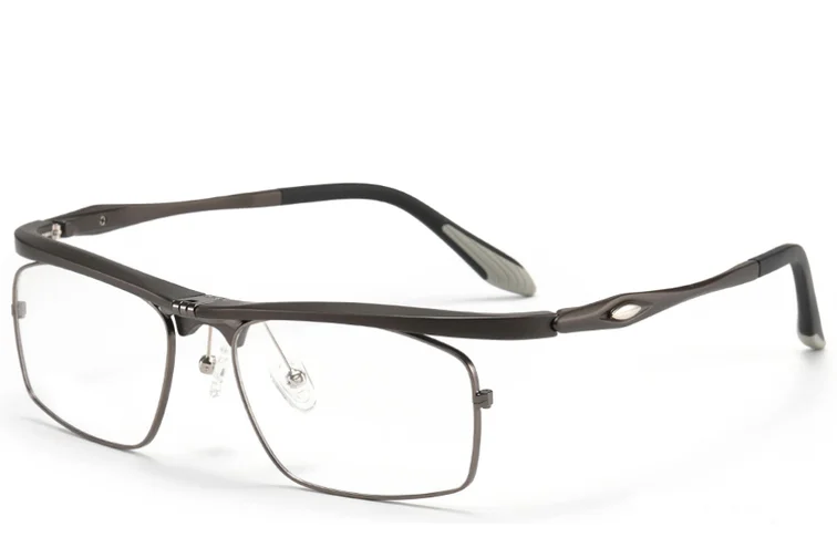 Rectangular Grey Ultem Glasses #BS2519-0013