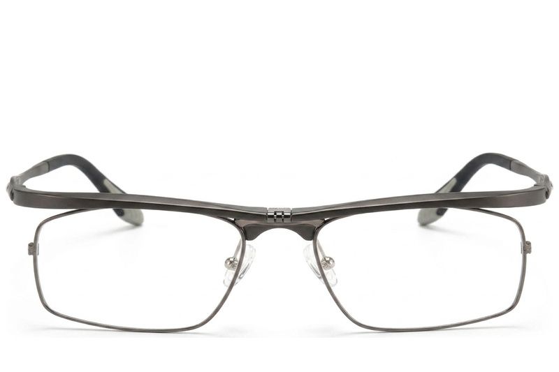 Rectangular Grey Ultem Glasses #BS2519-0013