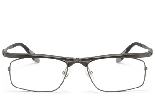 Lunettes rectangulaires grises Ultem #BS2519-0013
