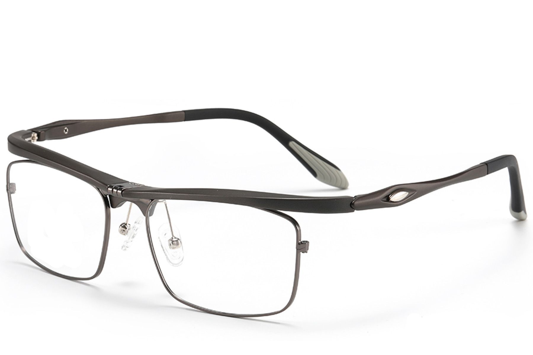 Gafas rectangulares de Ultem gris #BS2519-0018