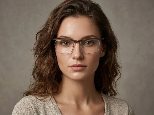 Lunettes rectangulaires en Ultem marron #BS2519-0020