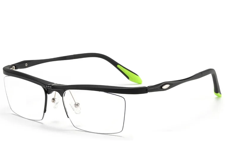 Lunettes semi-cerclées noires Ultem #BS2519-0021