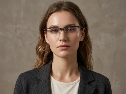 Lunettes semi-cerclées noires Ultem #BS2519-0027