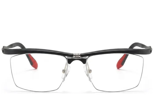 Lunettes semi-cerclées noires Ultem #BS2519-0027