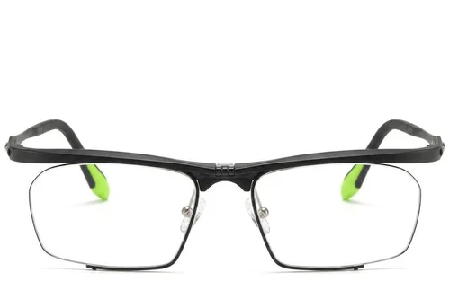 Lunettes semi-cerclées noires Ultem #BS2519-0031