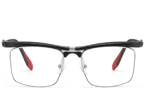 Lunettes semi-cerclées noires Ultem #BS2519-0037