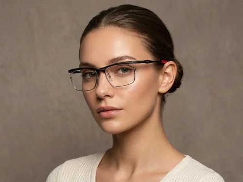 Lunettes rectangulaires noires Ultem #BS2519-0042