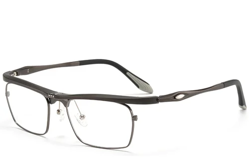 Lunettes rectangulaires grises Ultem #BS2519-0043
