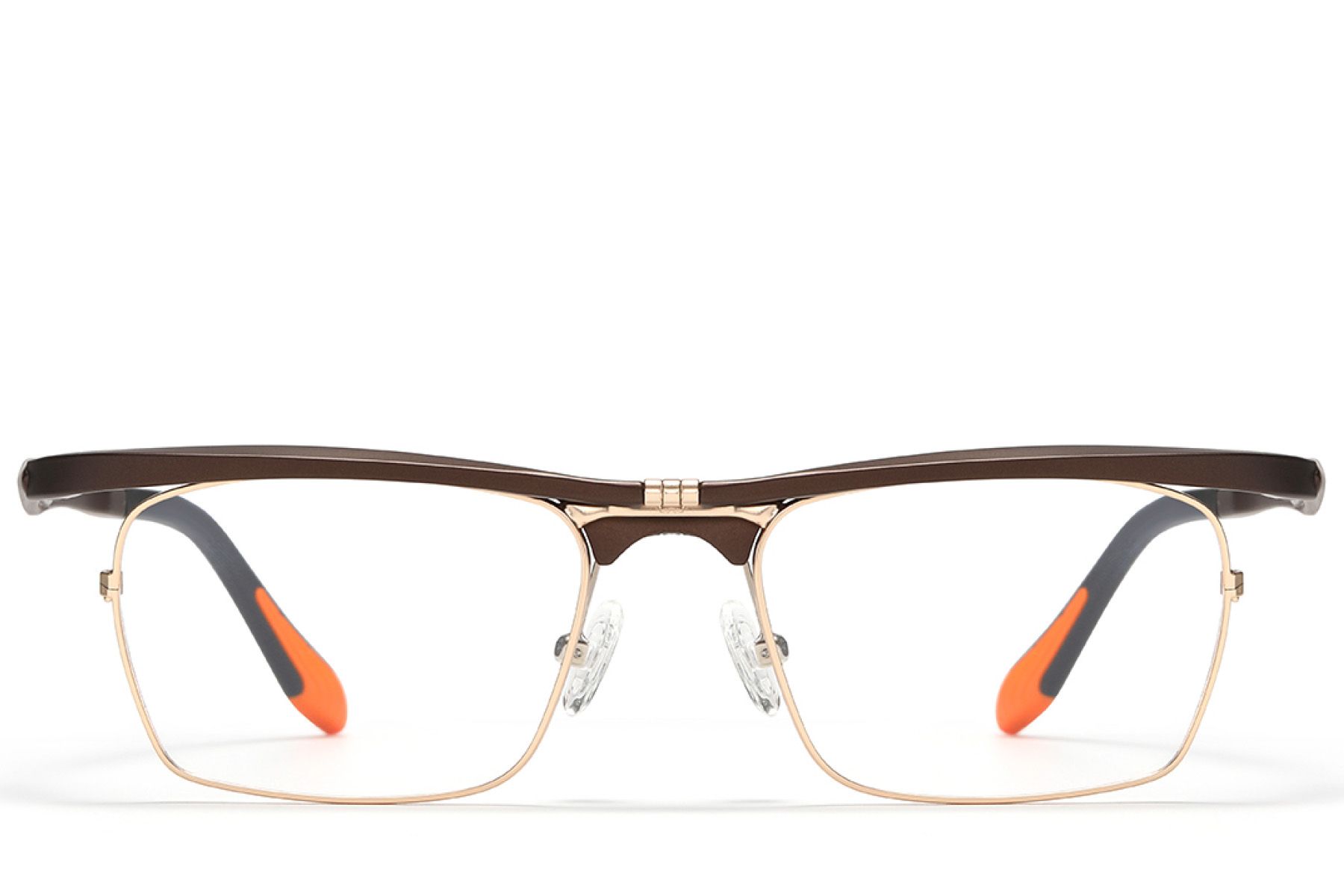 Rectangular Brown Ultem Glasses #BS2519-0045