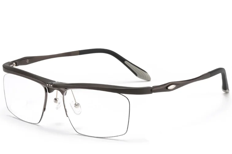 Occhiali da vista semi-senza montatura in Ultem grigio #BS2519-0048