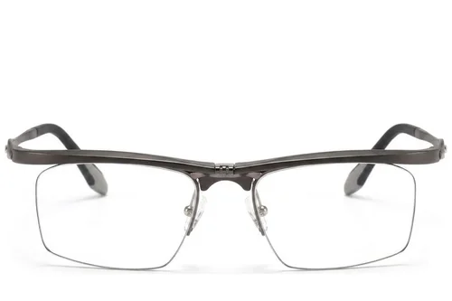 Lunettes Ultem grises semi-cerclées #BS2519-0048