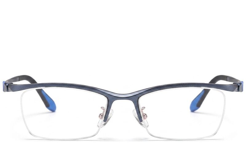 Gafas semi al aire de Ultem azul #BS2519-0054