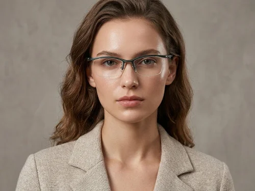 Lunettes semi-cerclées en Ultem vert #BS2519-0055