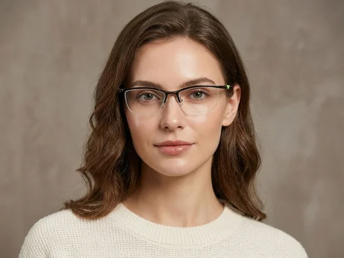 Lunettes semi-cerclées en Ultem noir #BS2519-0069