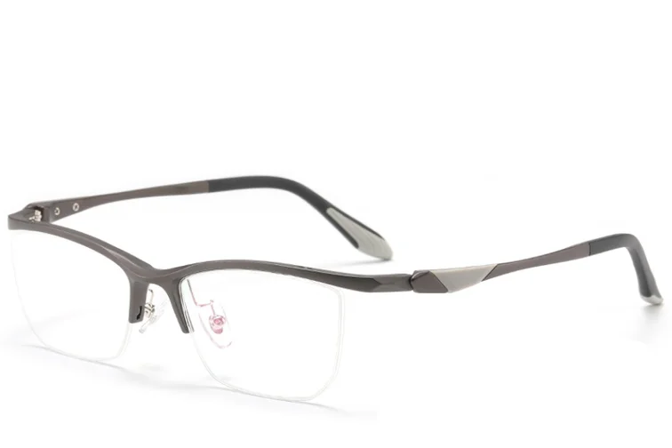 Lunettes Ultem grises semi-cerclées #BS2519-0071