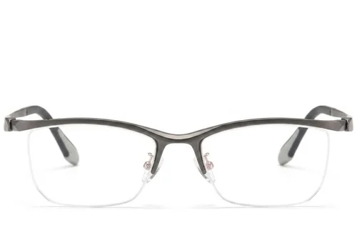 Lunettes Ultem grises semi-cerclées #BS2519-0071