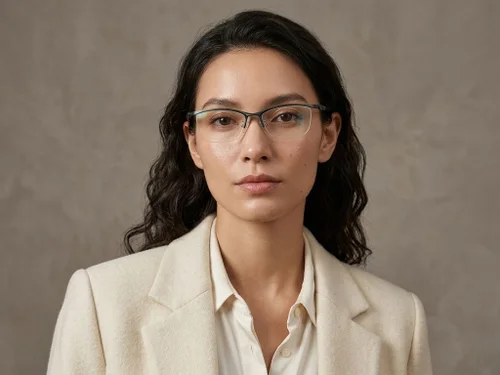 Lunettes semi-cerclées en Ultem vert #BS2519-0073