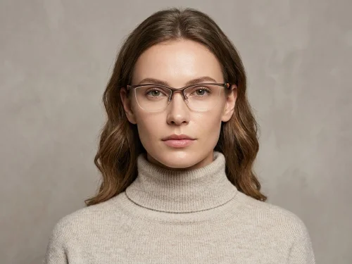 Lunettes Ultem marron semi-cerclées #BS2519-0074