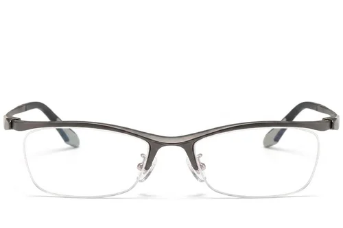 Lunettes Ultem grises semi-cerclées #BS2519-0076