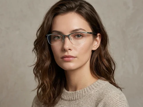Lunettes semi-cerclées en Ultem vert #BS2519-0079
