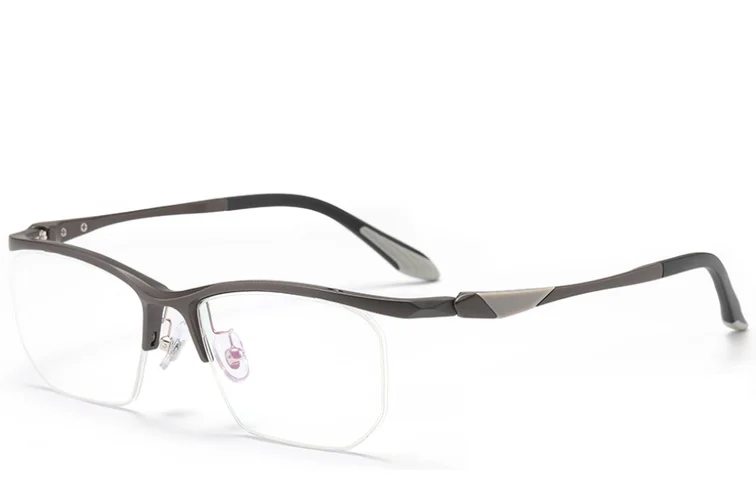 Lunettes Ultem grises semi-cerclées #BS2519-0089