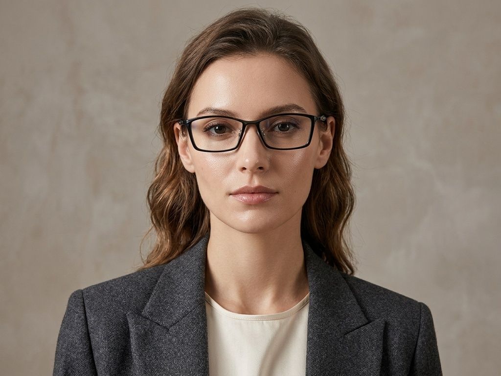 Rectangular Black Ultem Glasses #BS2519-0093