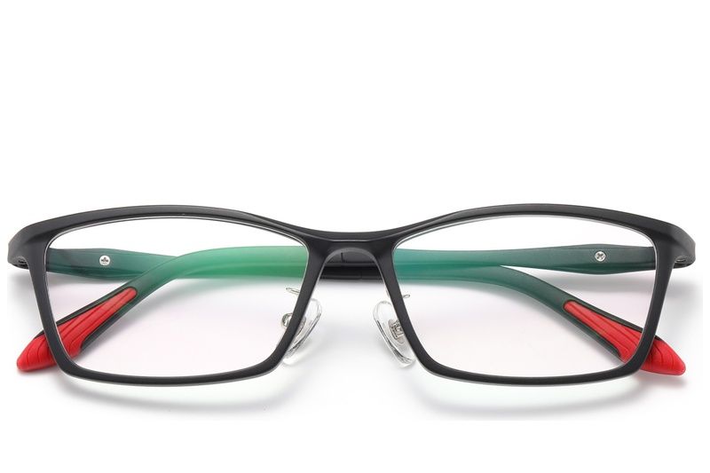 Gafas rectangulares negras de Ultem #BS2519-0094