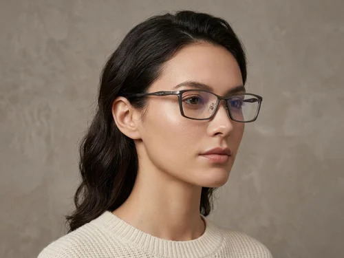 Lunettes rectangulaires grises Ultem #BS2519-0095