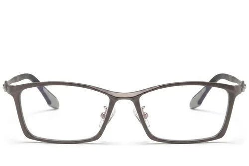 Lunettes rectangulaires grises Ultem #BS2519-0095