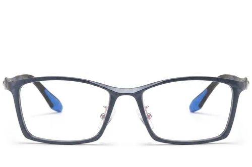 Lunettes rectangulaires bleues Ultem #BS2519-0096