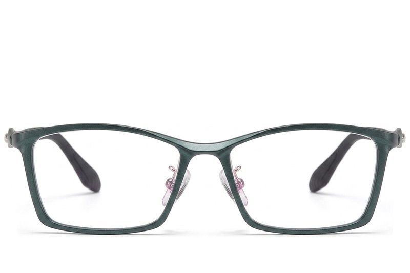 Rechteckige grüne Ultem-Gläser #BS2519-0098