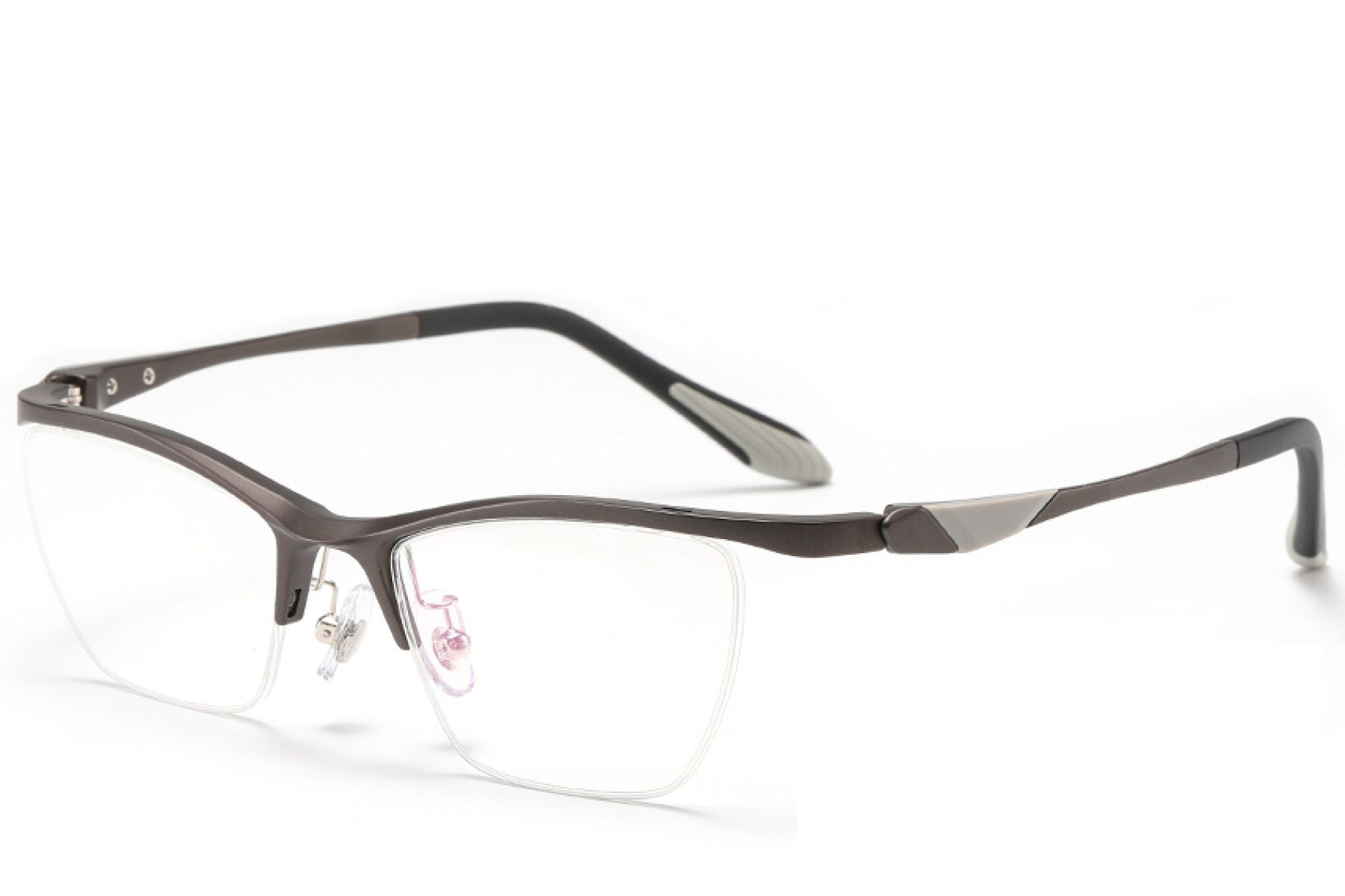 Gafas semi al aire Ultem grises #BS2519-0101
