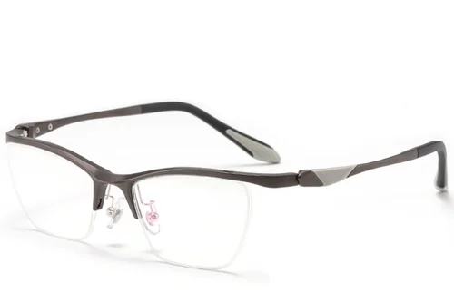 Lunettes Ultem grises semi-cerclées #BS2519-0101