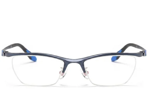 Lunettes semi-cerclées bleues Ultem #BS2519-0102