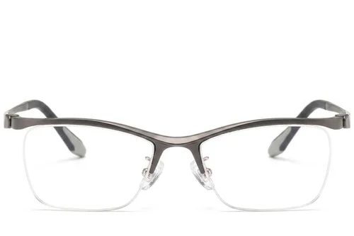 Lunettes semi-cerclées grises Ultem #BS2519-0107
