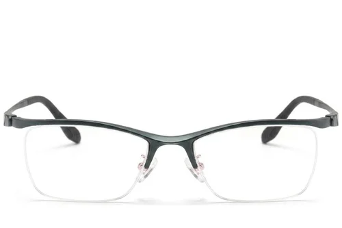 Lunettes semi-cerclées en Ultem vert #BS2519-0109