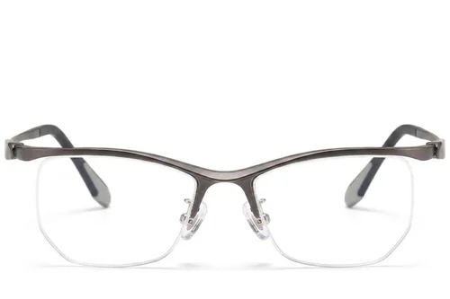 Lunettes semi-cerclées grises Ultem #BS2519-0113