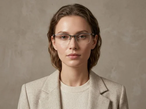 Lunettes Ultem grises semi-cerclées #BS2519-0119