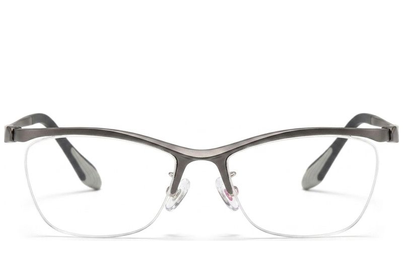 Occhiali da vista semi-senza montatura in Ultem grigio #BS2519-0125