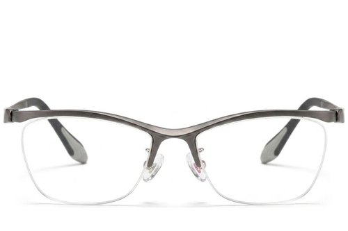 Lunettes semi-cerclées grises Ultem #BS2519-0125