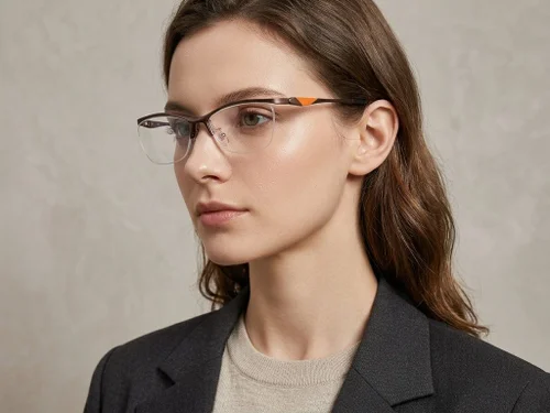 Lunettes Ultem marron semi-cerclées #BS2519-0128