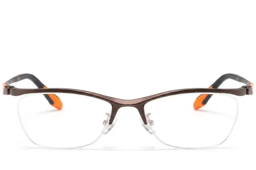 Lunettes Ultem marron semi-cerclées #BS2519-0128