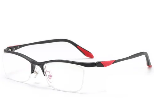 Lunettes semi-cerclées noires Ultem #BS2519-0130