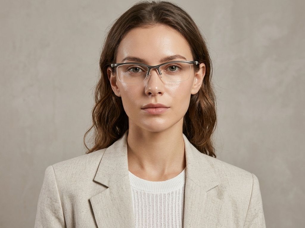 Gafas semi al aire Ultem grises #BS2519-0131